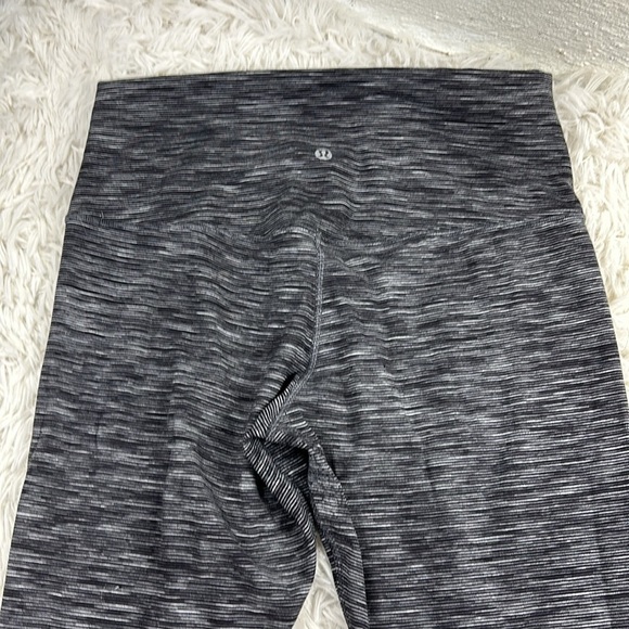 Lululemon Align Crop *21" Wee Are From Space Dark Carbon Ice Grey - Picture 4 of 6
